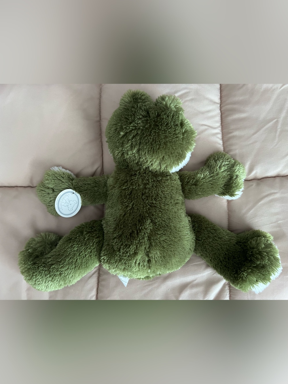 Koala Baby Plush Green Frog Stuffed Animal - Picture 2 of 2